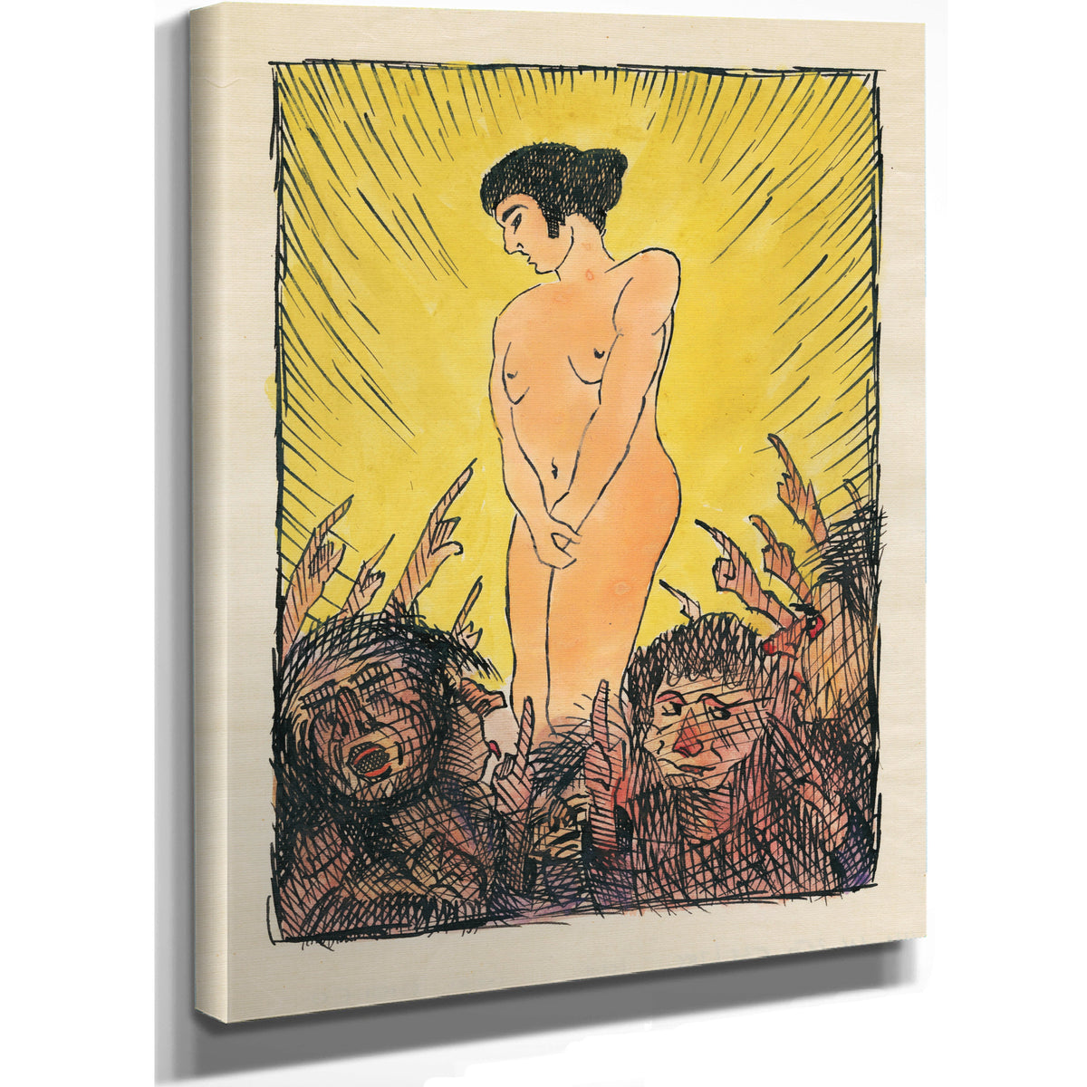Untitled Nackte Frauenfigur Around By Karl Wiener