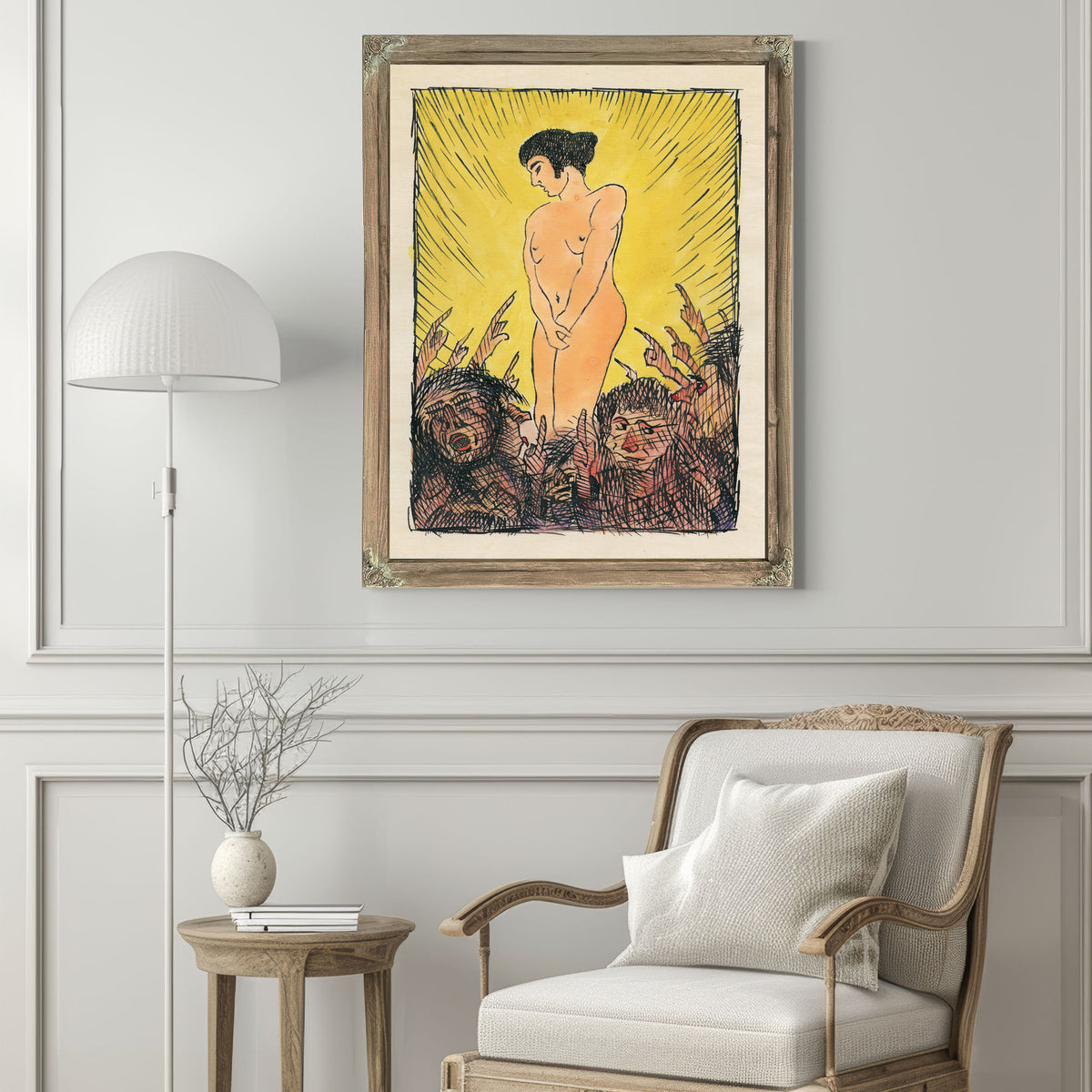Untitled Nackte Frauenfigur Around By Karl Wiener