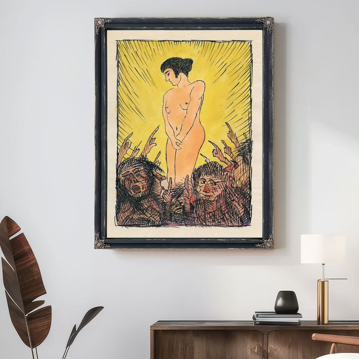 Untitled Nackte Frauenfigur Around By Karl Wiener