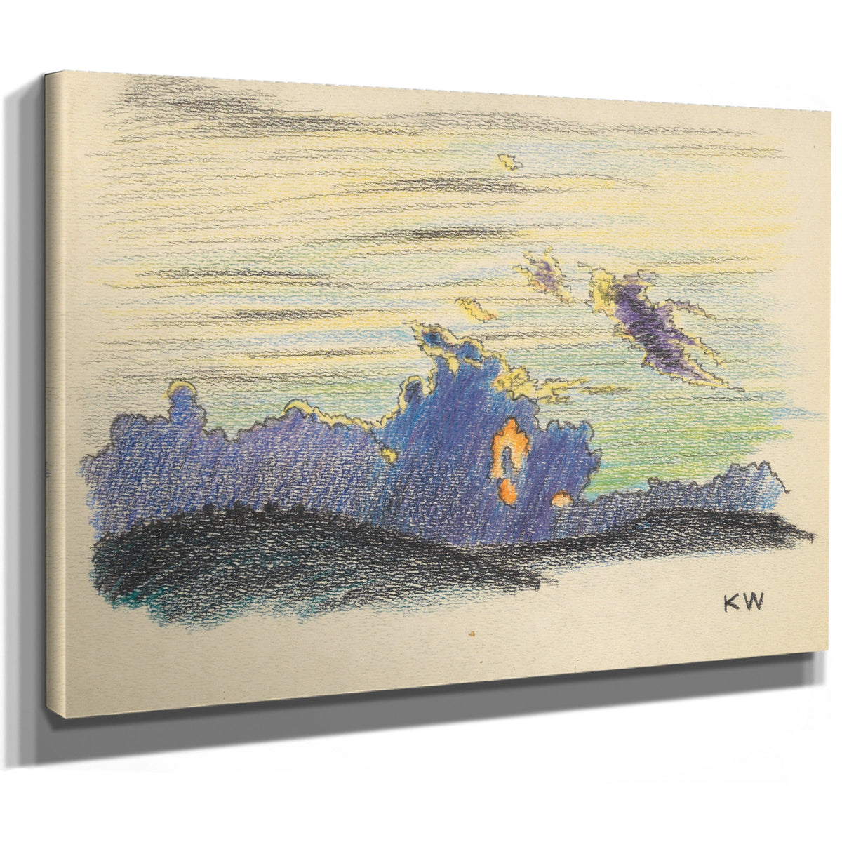 Ohne Titel Naturstudie 1924 By Karl Wiener