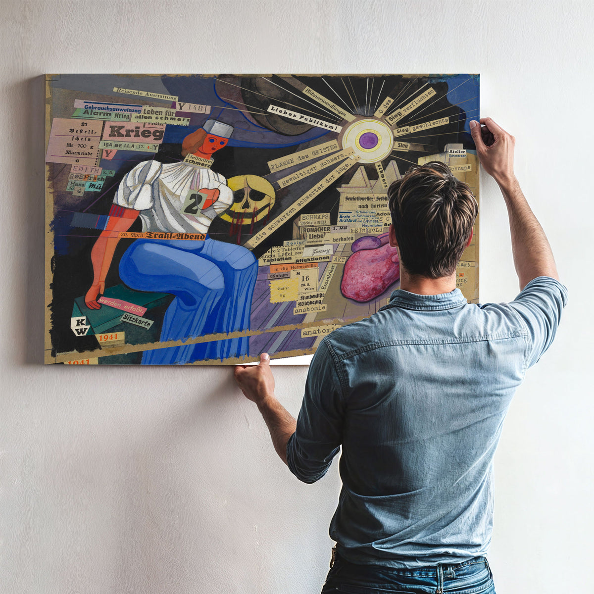 Ohne Titel Schmerz 1941 By Karl Wiener