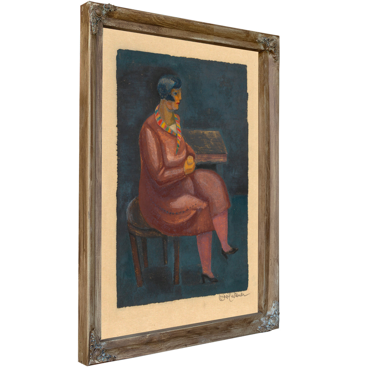 Untitled Sitzende Frau Ca 1930 By Karl Wiener