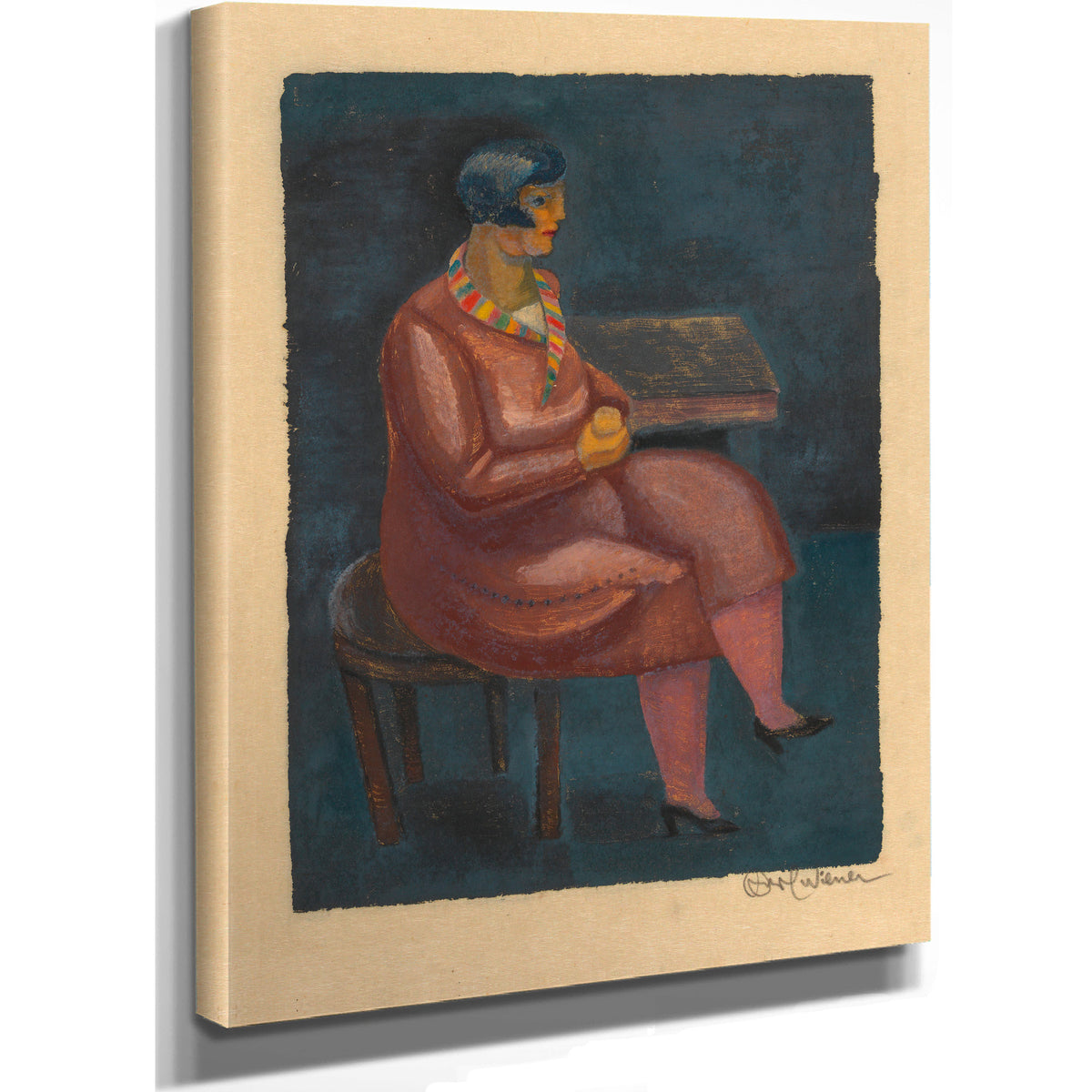 Untitled Sitzende Frau Ca 1930 By Karl Wiener
