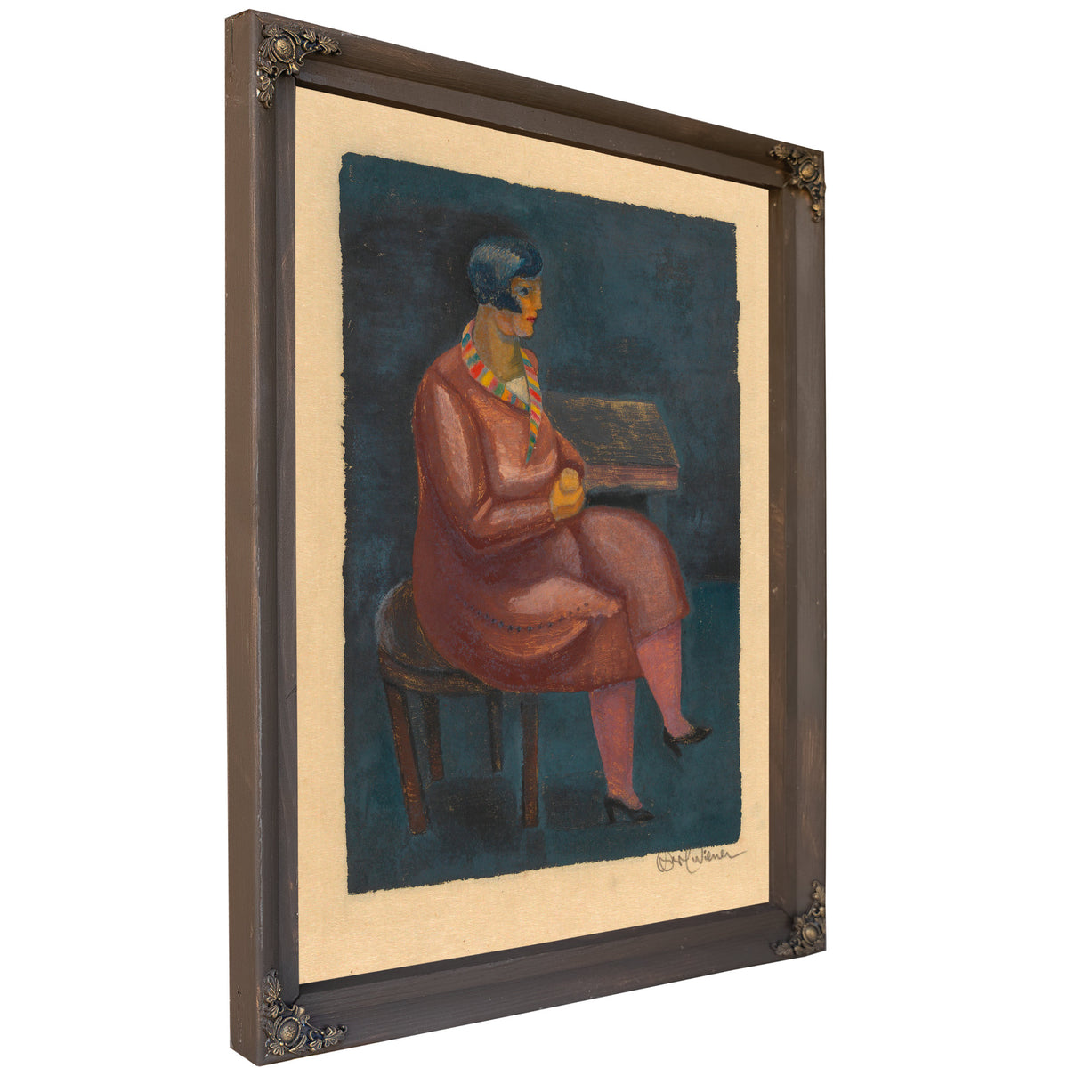 Untitled Sitzende Frau Ca 1930 By Karl Wiener