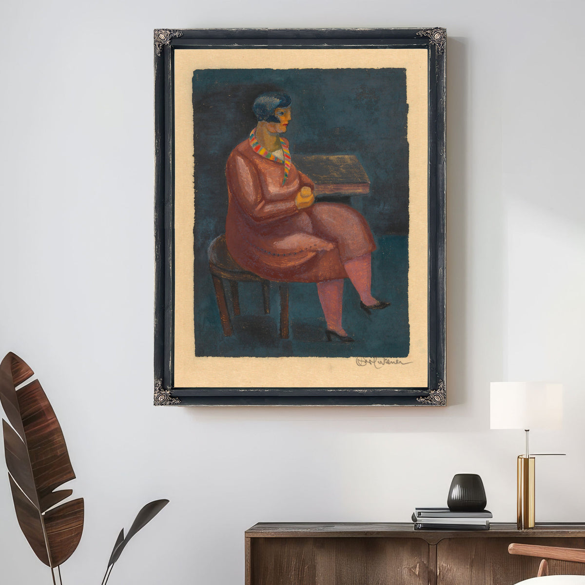 Untitled Sitzende Frau Ca 1930 By Karl Wiener