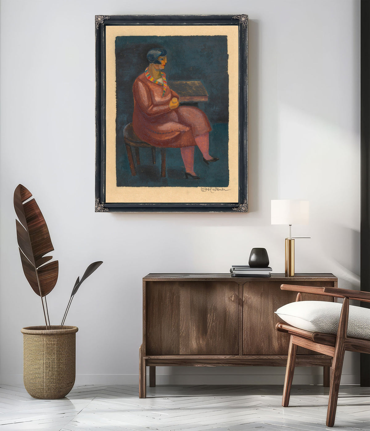 Untitled Sitzende Frau Ca 1930 By Karl Wiener