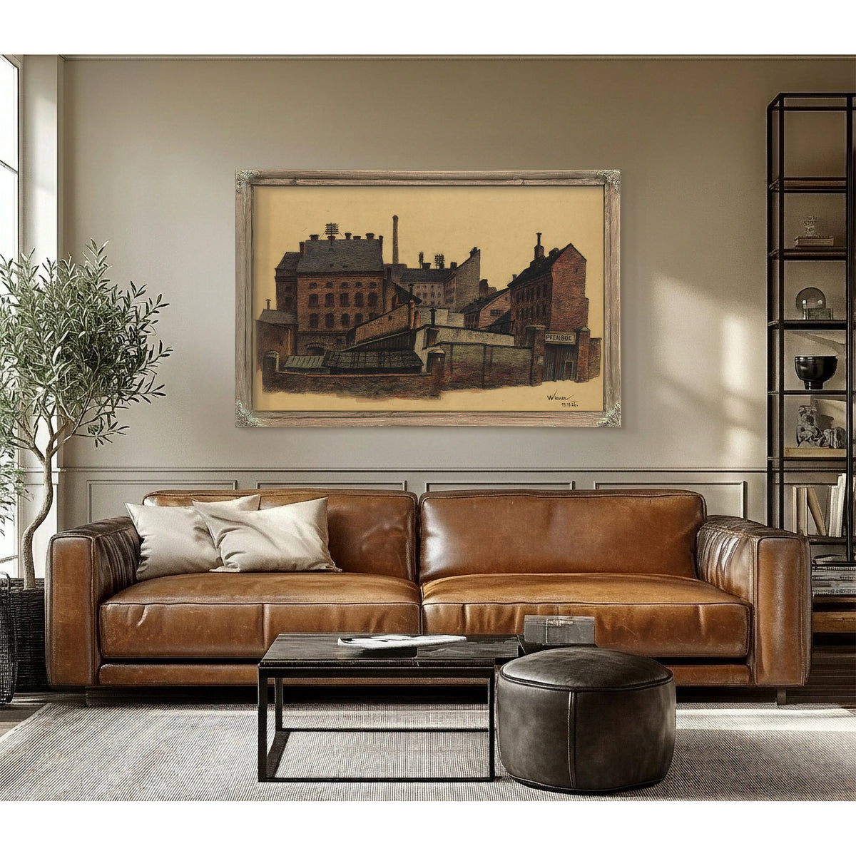 Ohne Titel Stadthauser Wien 1926 By Karl Wiener