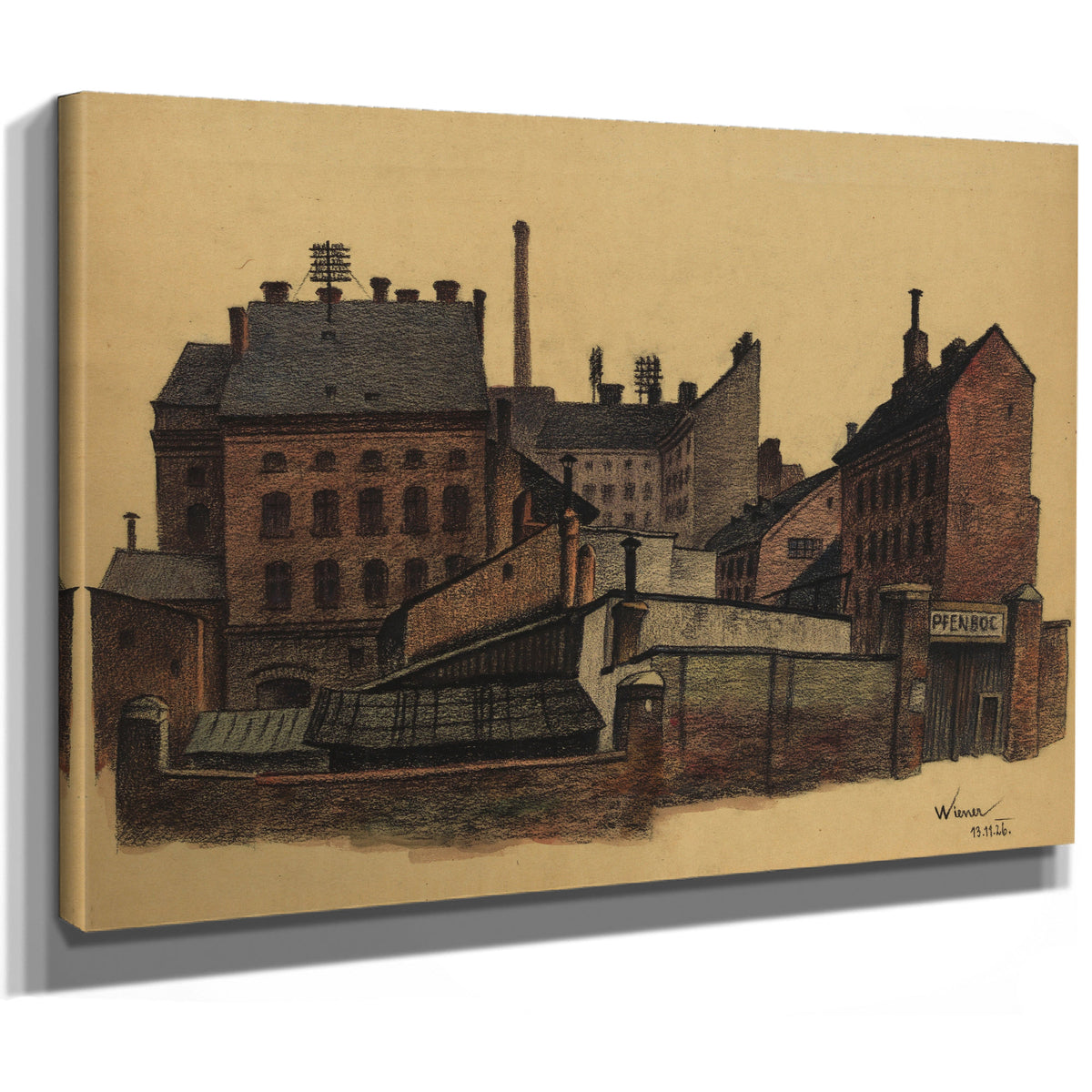 Ohne Titel Stadthauser Wien 1926 By Karl Wiener