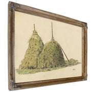 Ohne Titel Strohballen Around 1924 By Karl Wiener