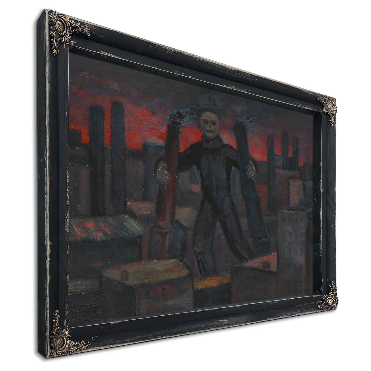 Ohne Titel Tod Mit Rauchenden Schloten By Karl Wiener
