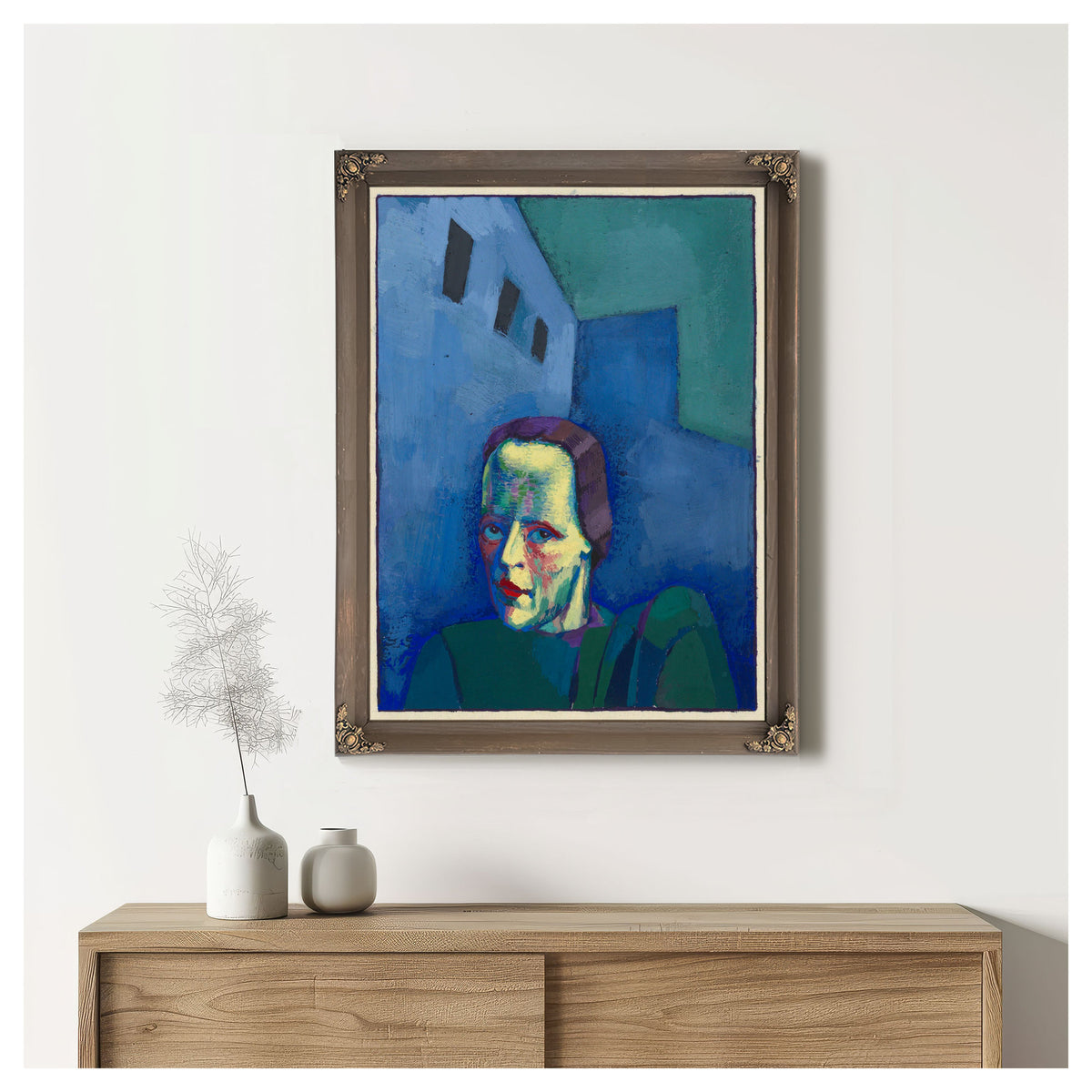 Untitled Weibliches Portrat 1943 By Karl Wiener
