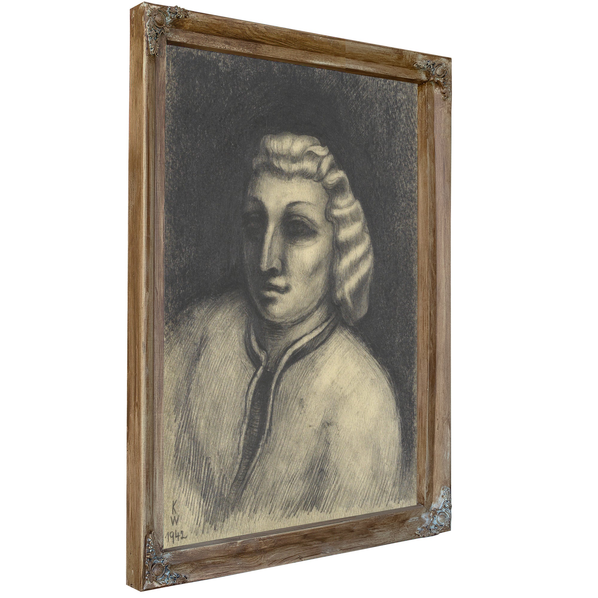 Untitled Weibliches Portrat By Karl Wiener