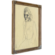Untitled Weibliches Portrat Ii By Karl Wiener