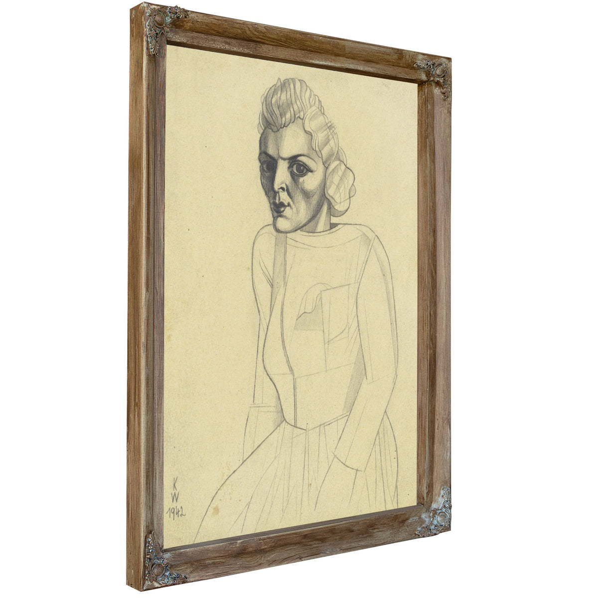 Untitled Weibliches Portrat Ii By Karl Wiener