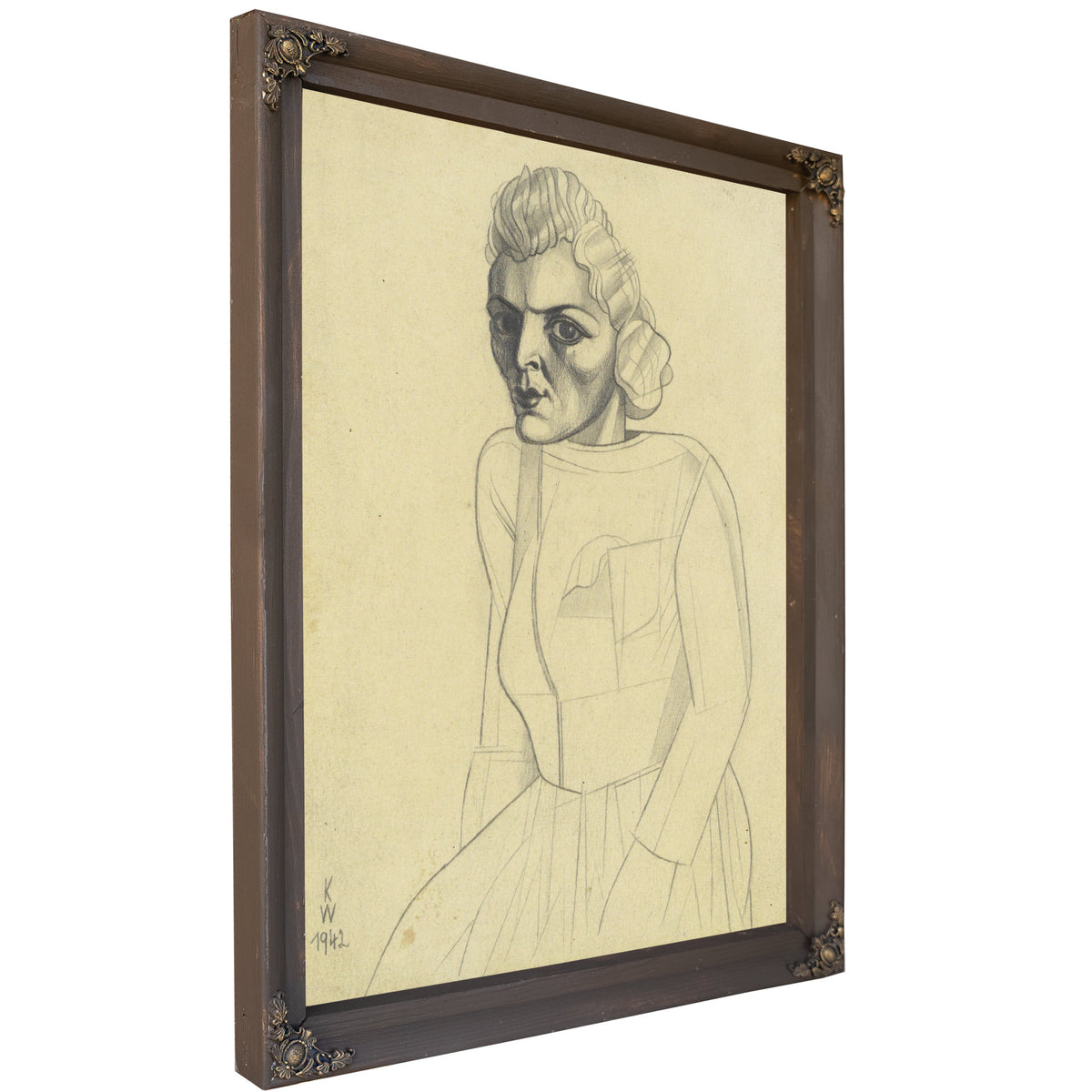 Untitled Weibliches Portrat Ii By Karl Wiener