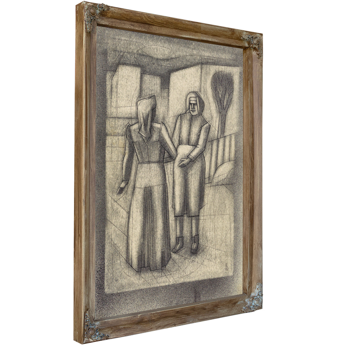 Untitled Zwei Frauen Around 1933 By Karl Wiener
