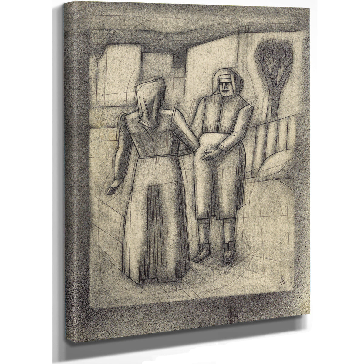 Untitled Zwei Frauen Around 1933 By Karl Wiener