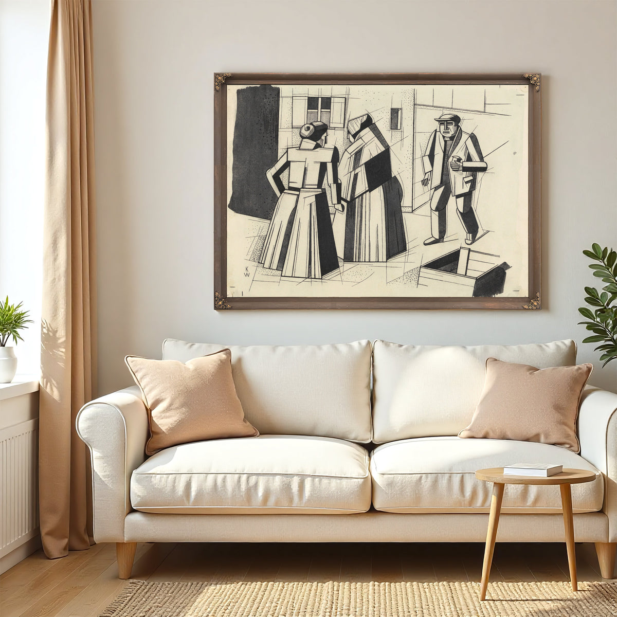 Ohne Titel Zwei Frauen Ein Mann By Karl Wiener