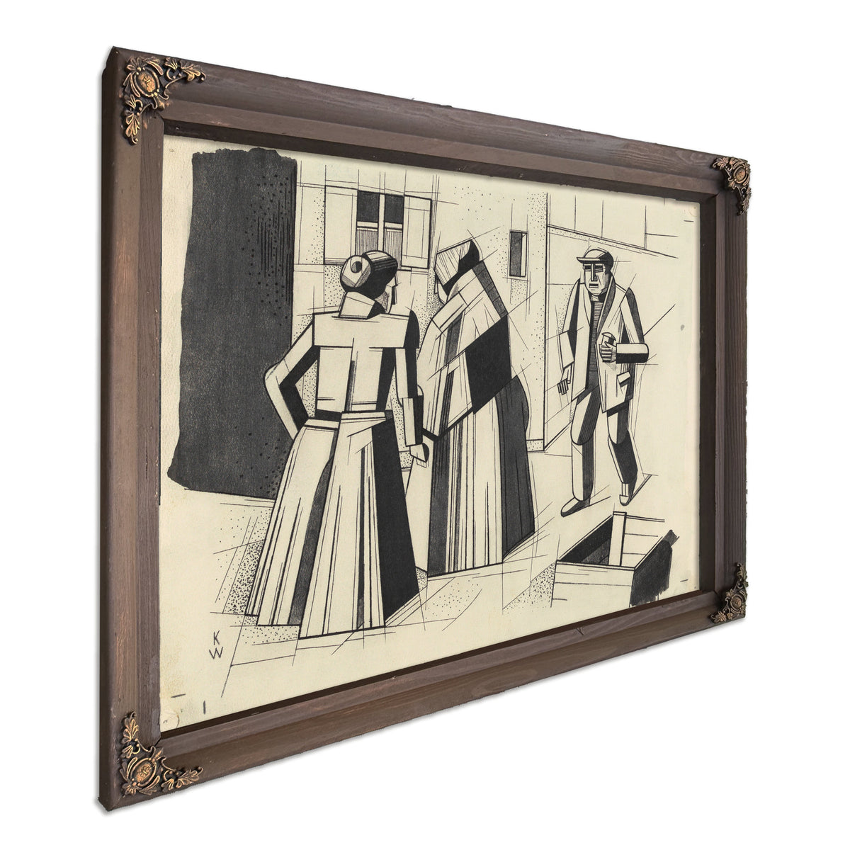 Ohne Titel Zwei Frauen Ein Mann By Karl Wiener