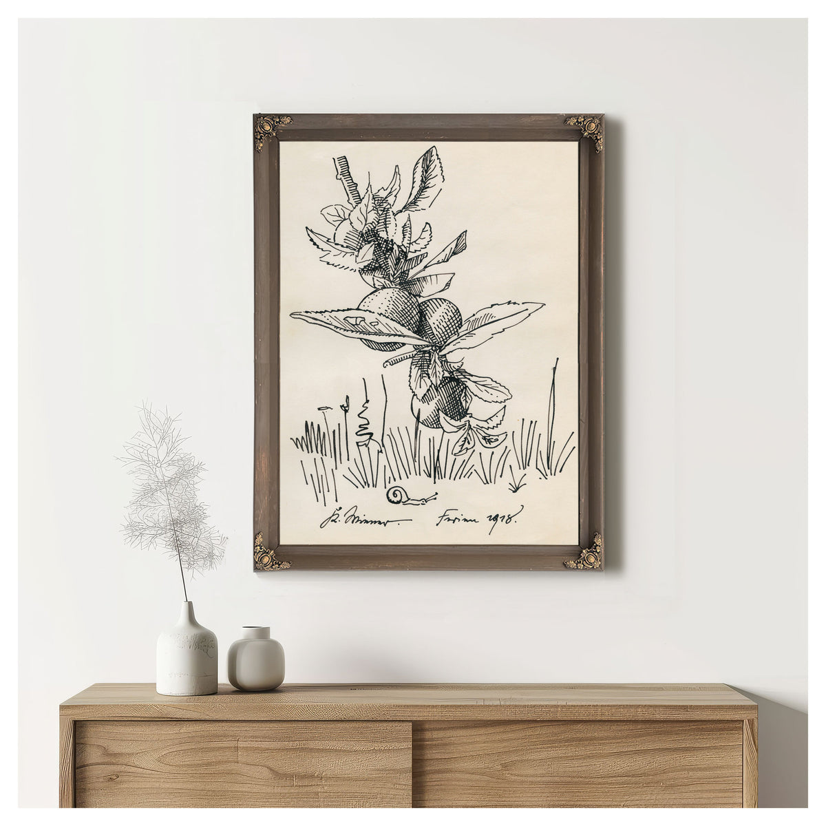 Untitled Zweig von Einem Obstbaum By Karl Wiener