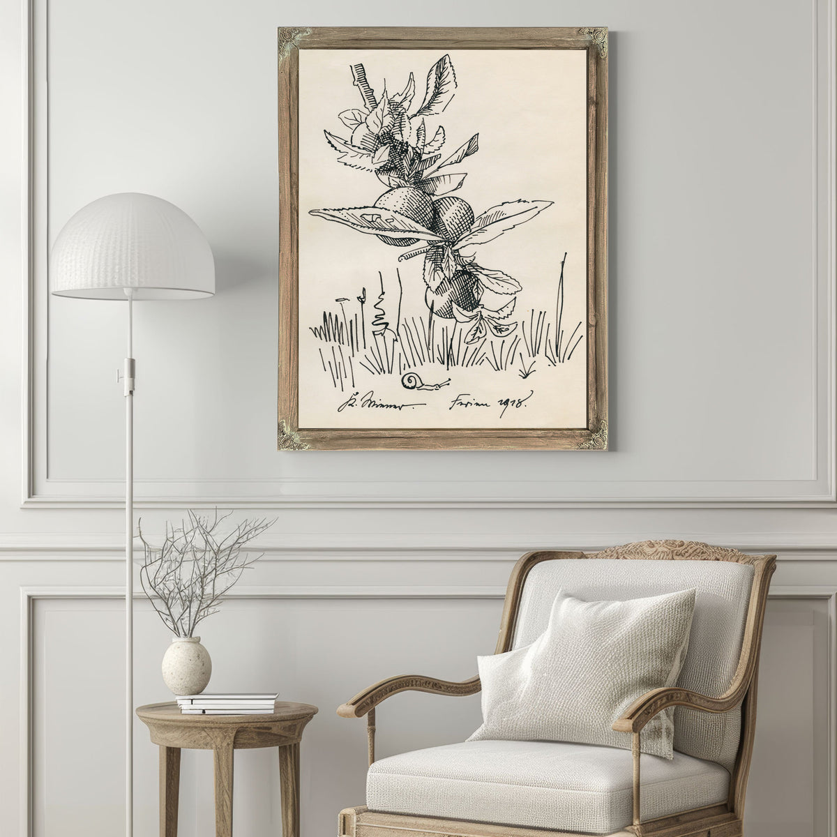 Untitled Zweig von Einem Obstbaum By Karl Wiener