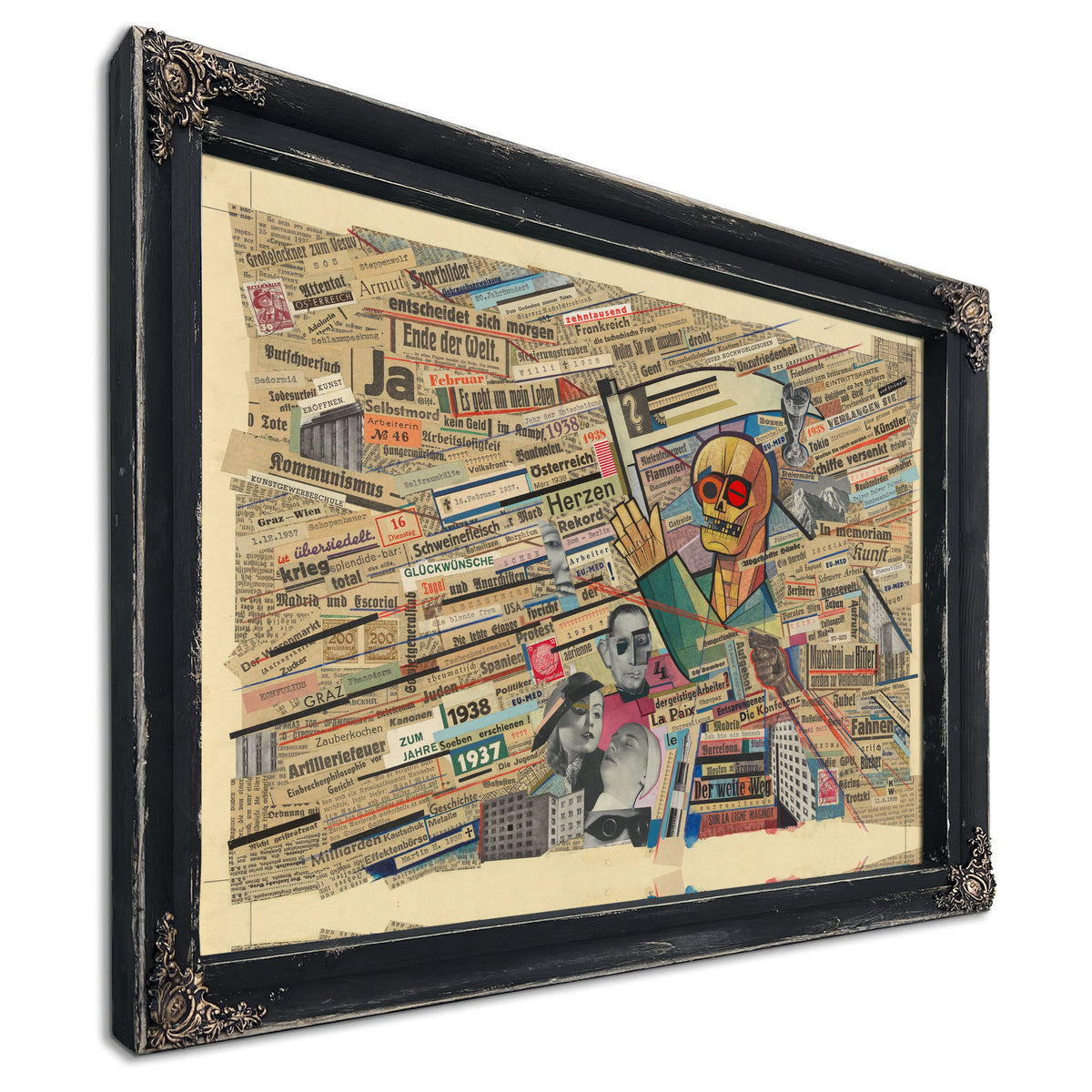 Political Collage 1938 By Karl Wiener
