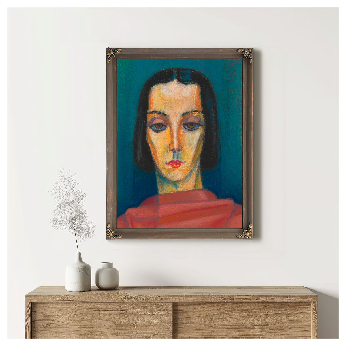 Portrat Einer Dame Ca 1939 By Karl Wiener