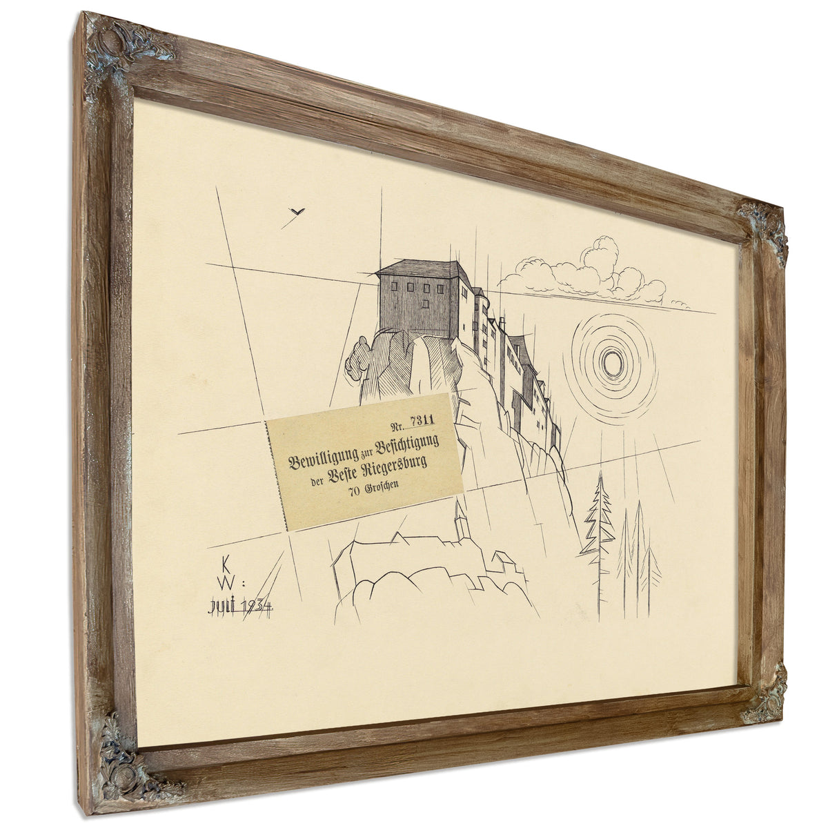 Riegersburg 1934 By Karl Wiener