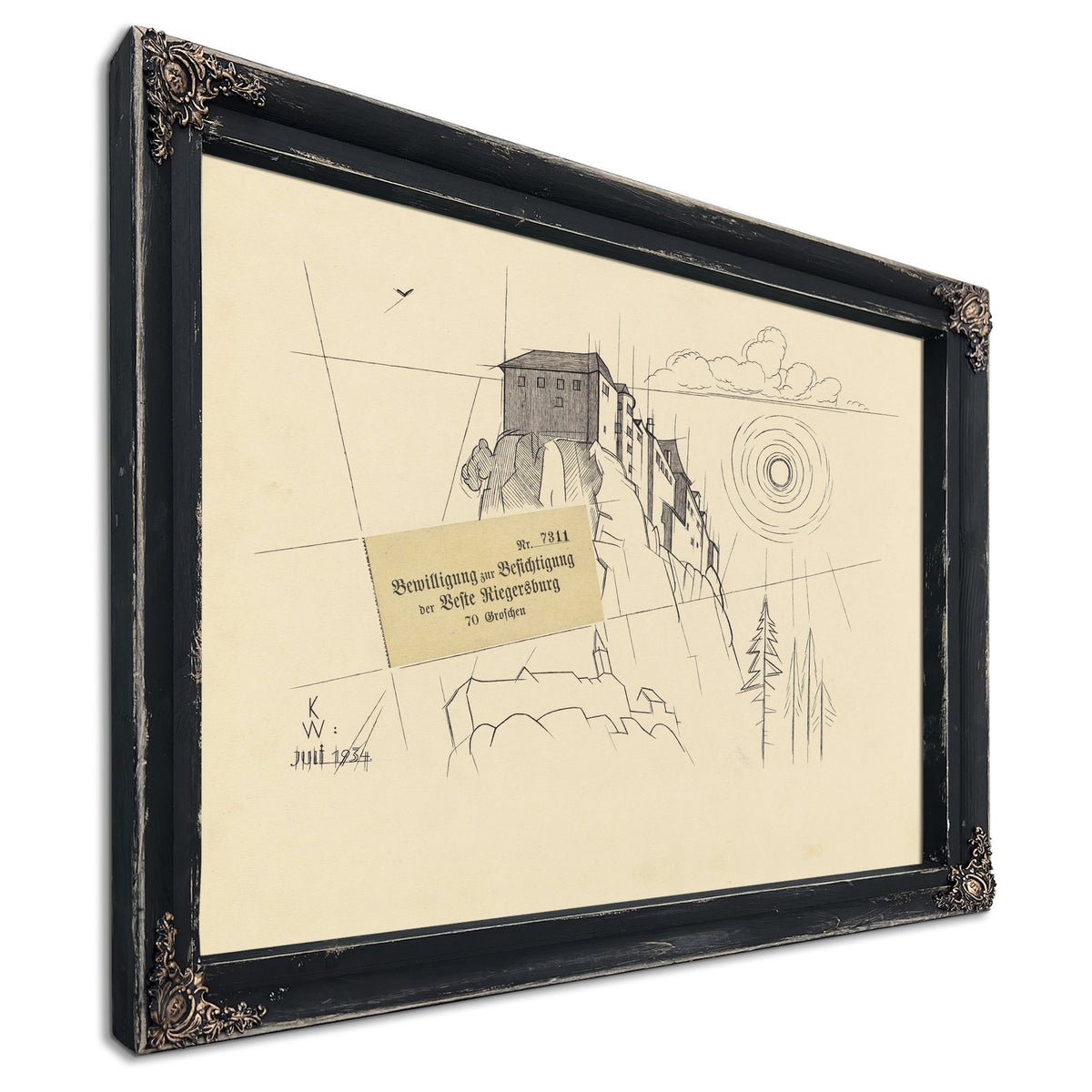 Riegersburg 1934 By Karl Wiener