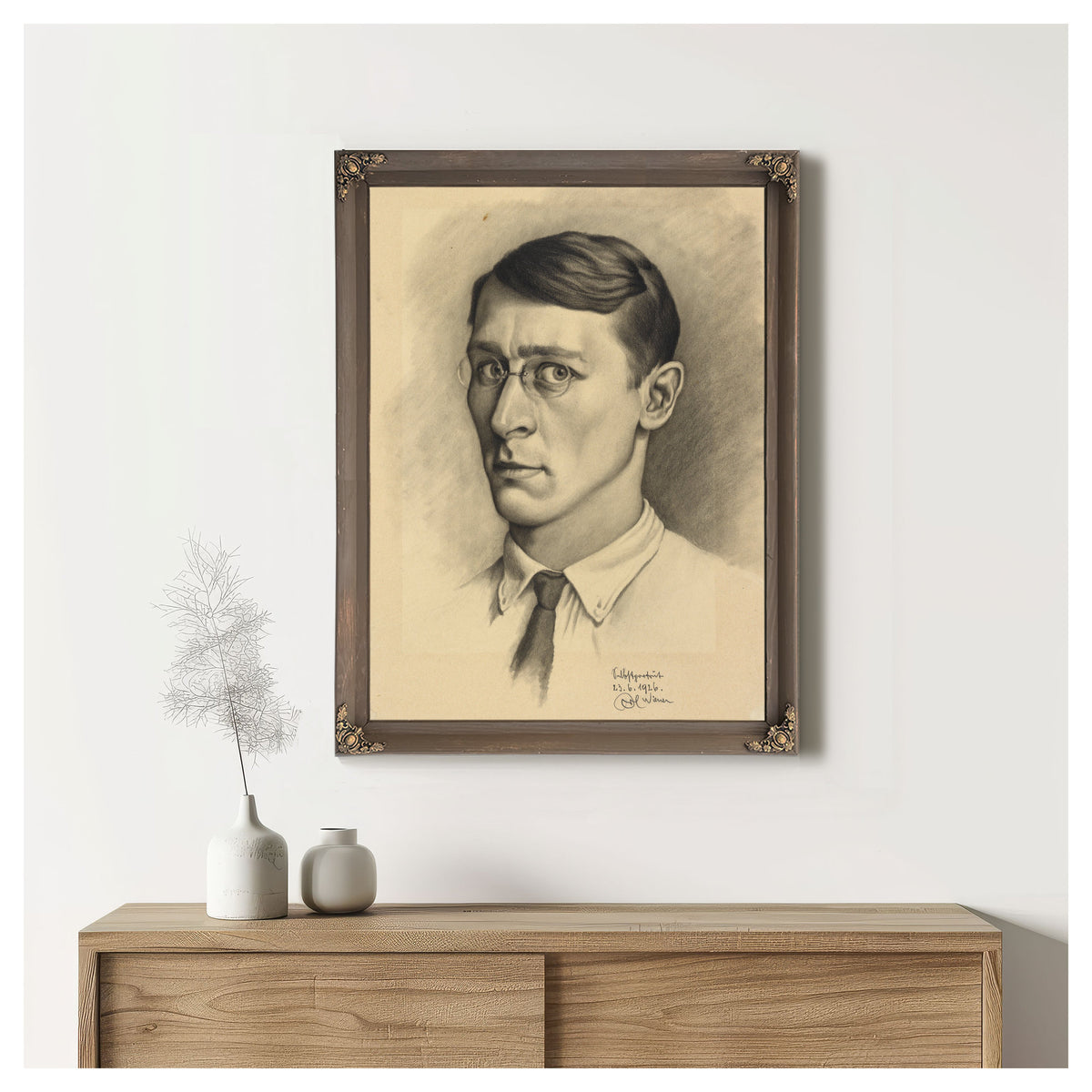 Selbstportrait By Karl Wiener