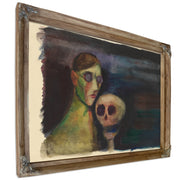 Selbstportrat Mit Dem Tod Around 1932 By Karl Wiener