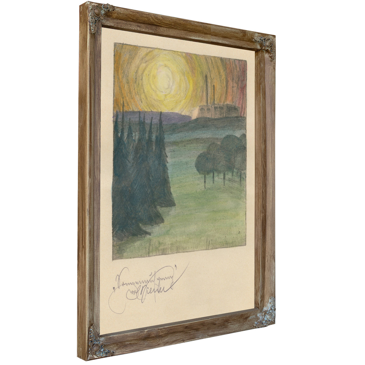 Sonnenaufgang Around 1923 By Karl Wiener