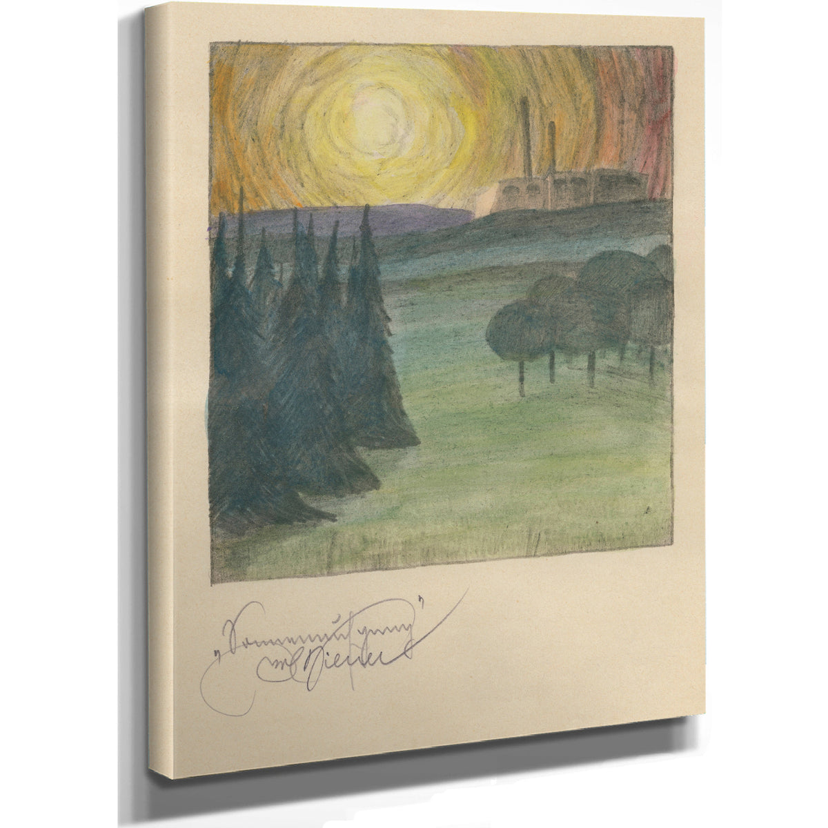 Sonnenaufgang Around 1923 By Karl Wiener