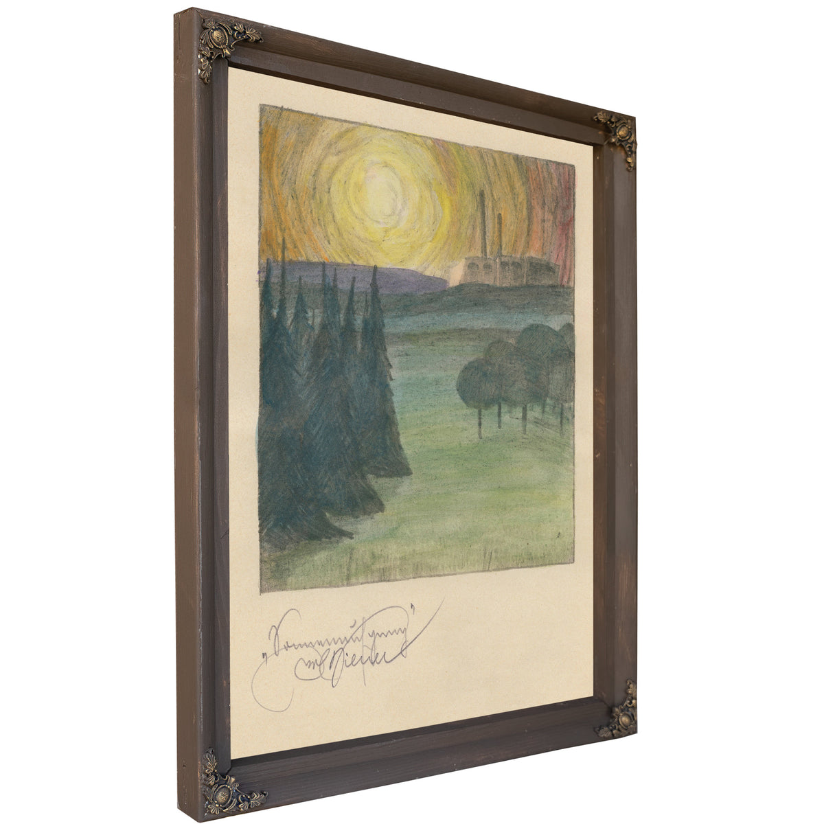 Sonnenaufgang Around 1923 By Karl Wiener