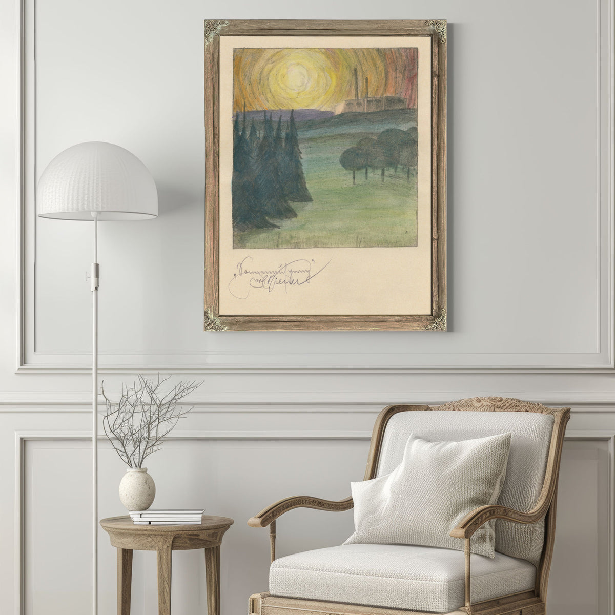 Sonnenaufgang Around 1923 By Karl Wiener