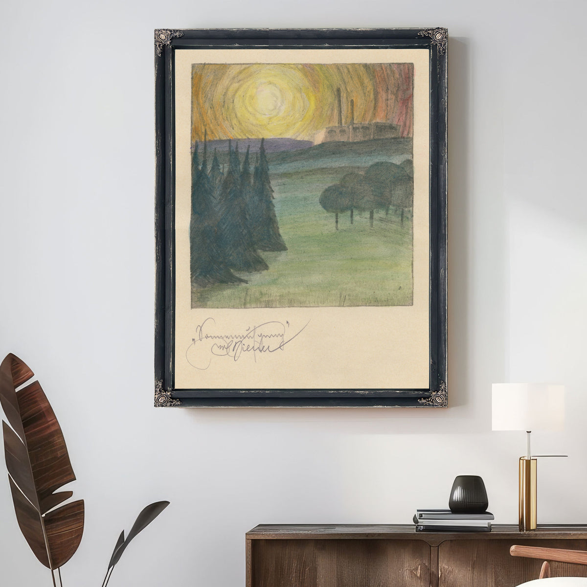 Sonnenaufgang Around 1923 By Karl Wiener