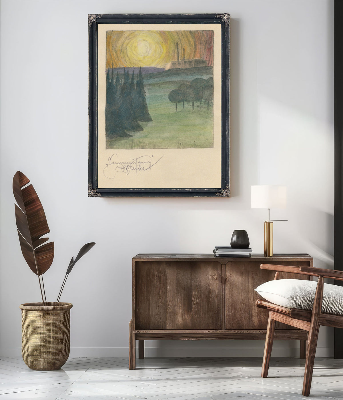 Sonnenaufgang Around 1923 By Karl Wiener