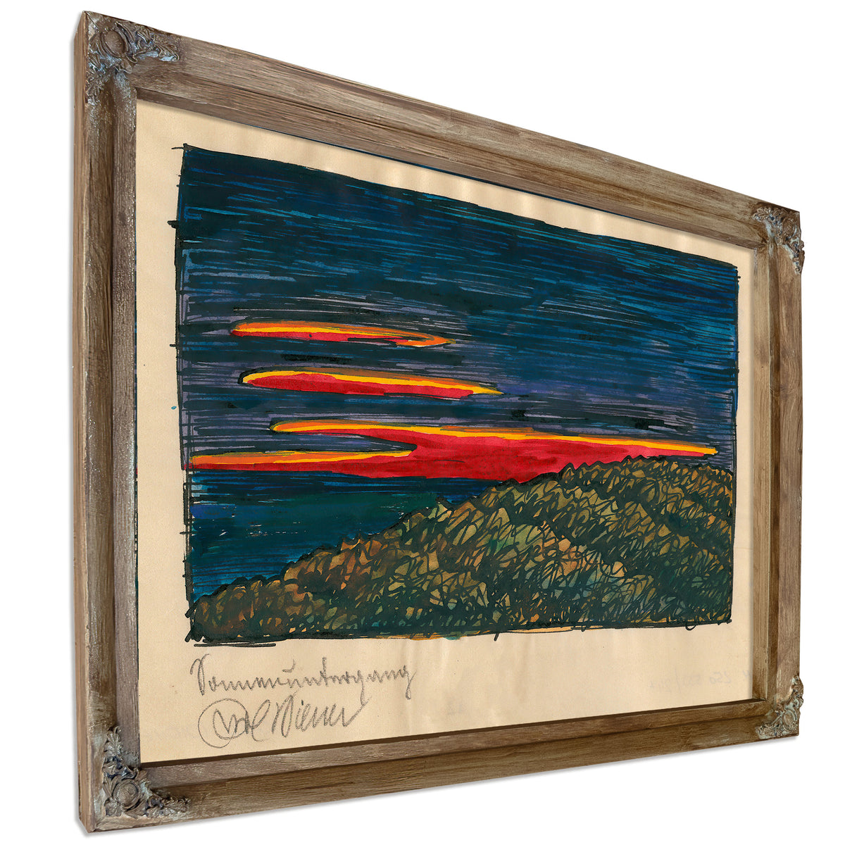 Sonnenuntergang Around 1921 02 By Karl Wiener