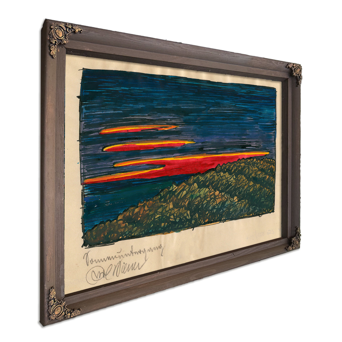 Sonnenuntergang Around 1921 02 By Karl Wiener