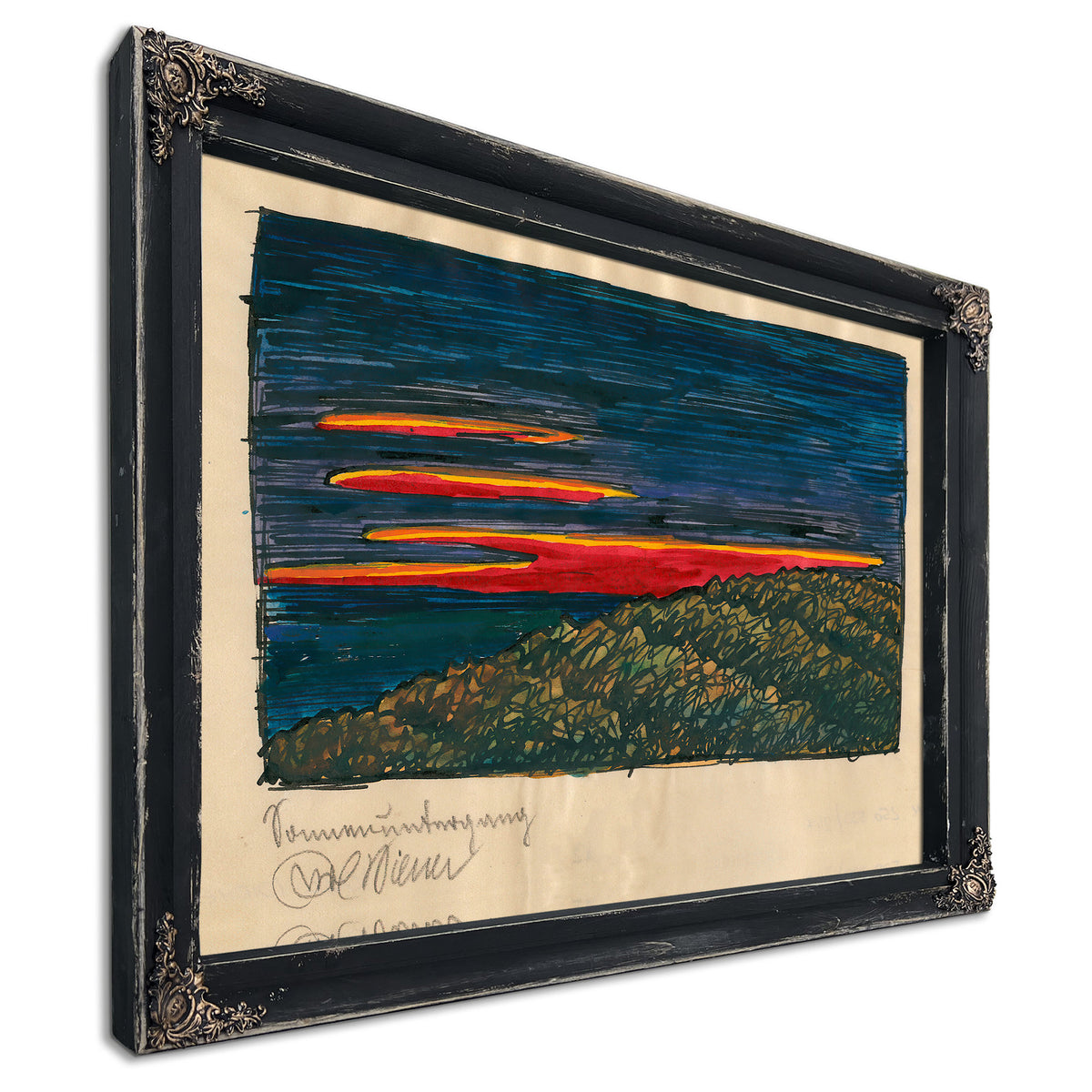 Sonnenuntergang Around 1921 02 By Karl Wiener