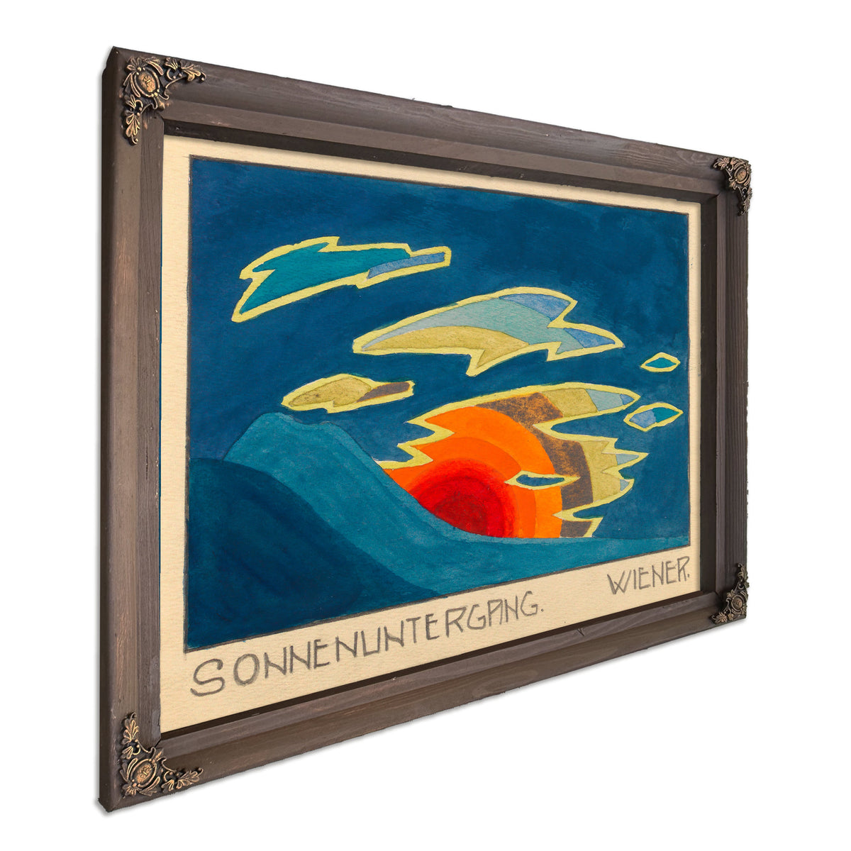 Sonnenuntergang Around 1923 By Karl Wiener