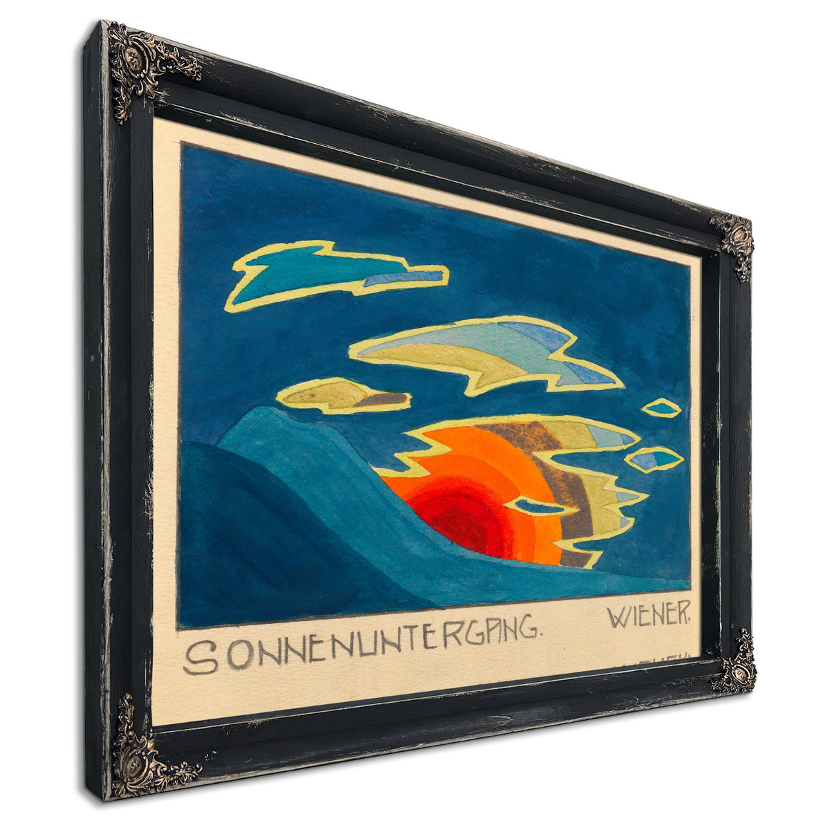 Sonnenuntergang Around 1923 By Karl Wiener
