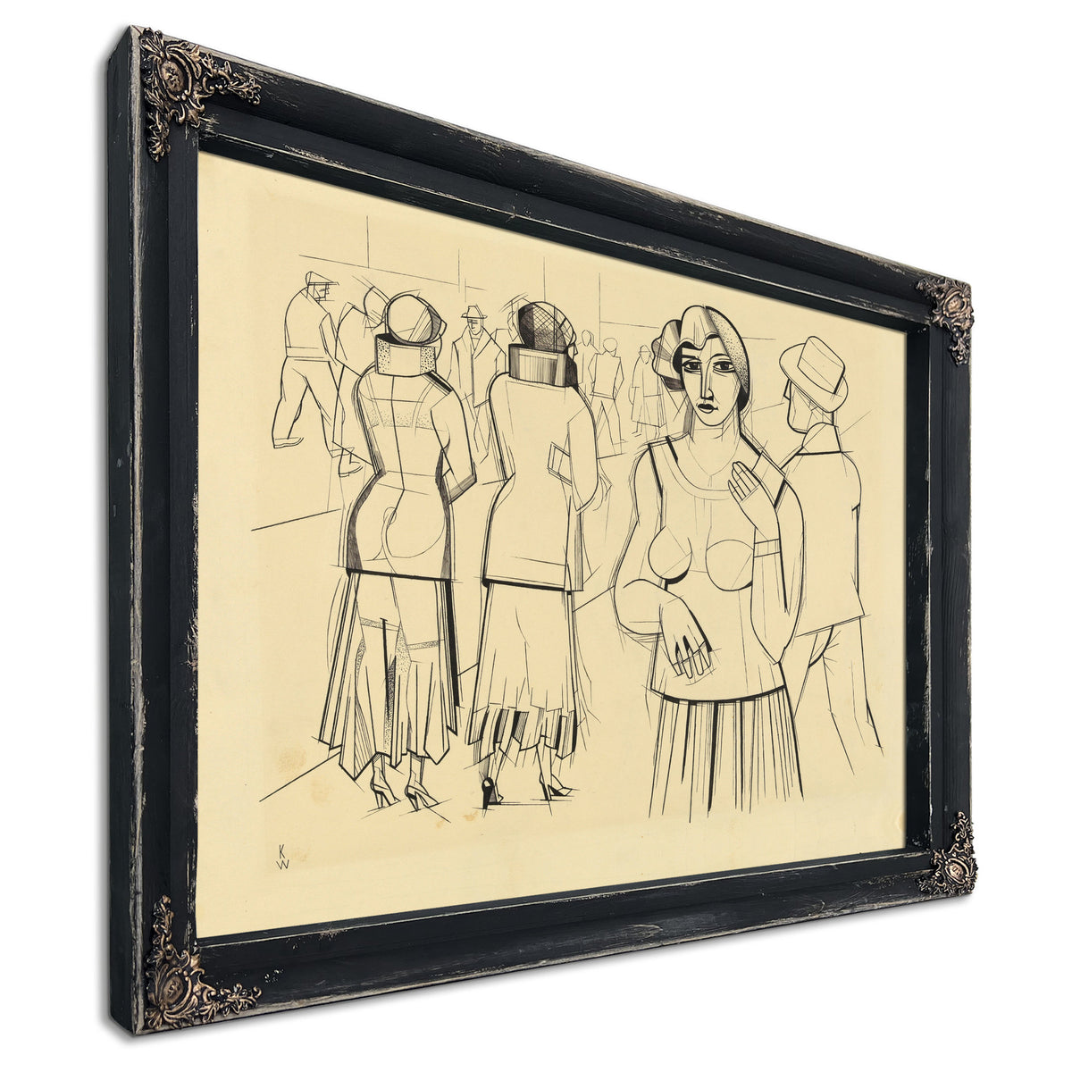 Strae Mit Madchen By Karl Wiener