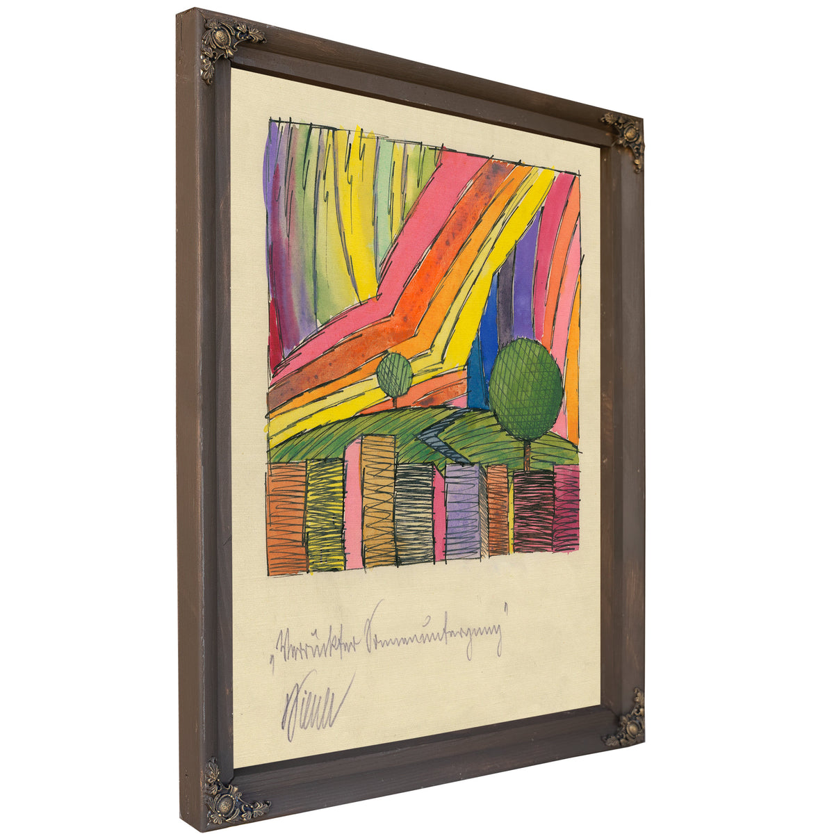 Verruckter Sonnenuntergang Around 1921 By Karl Wiener