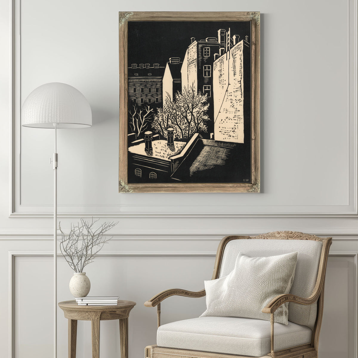 Vorstadtfruhling Around 1929 By Karl Wiener