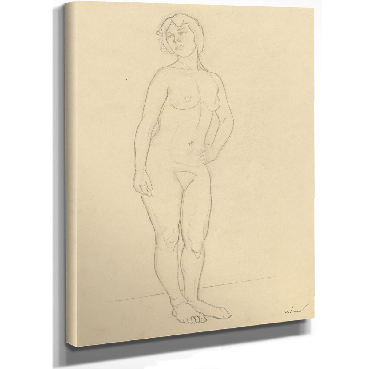 Weiblicher Akt By Karl Wiener