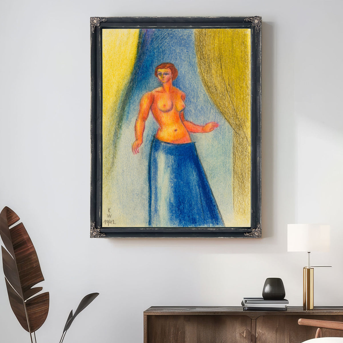 Weiblicher Halbakt 1942 By Karl Wiener