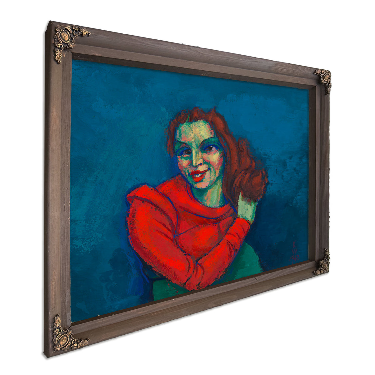 Weibliches Portrat 1943 By Karl Wiener