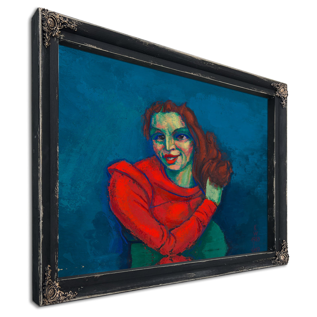 Weibliches Portrat 1943 By Karl Wiener