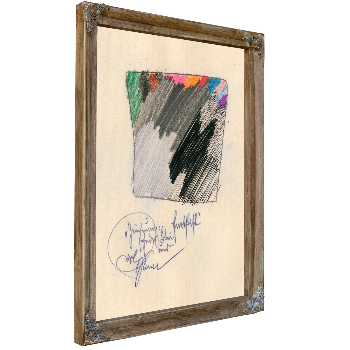 Zeichnung Feder Blei Und Farbstift By Karl Wiener